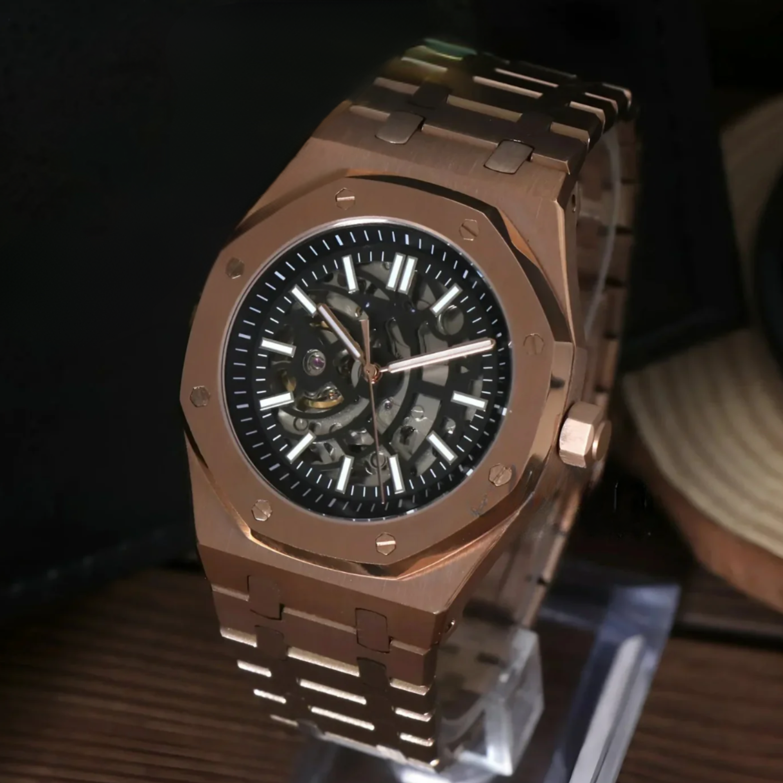 ROYAL SEIKOAK | Rose Gold Skeleton