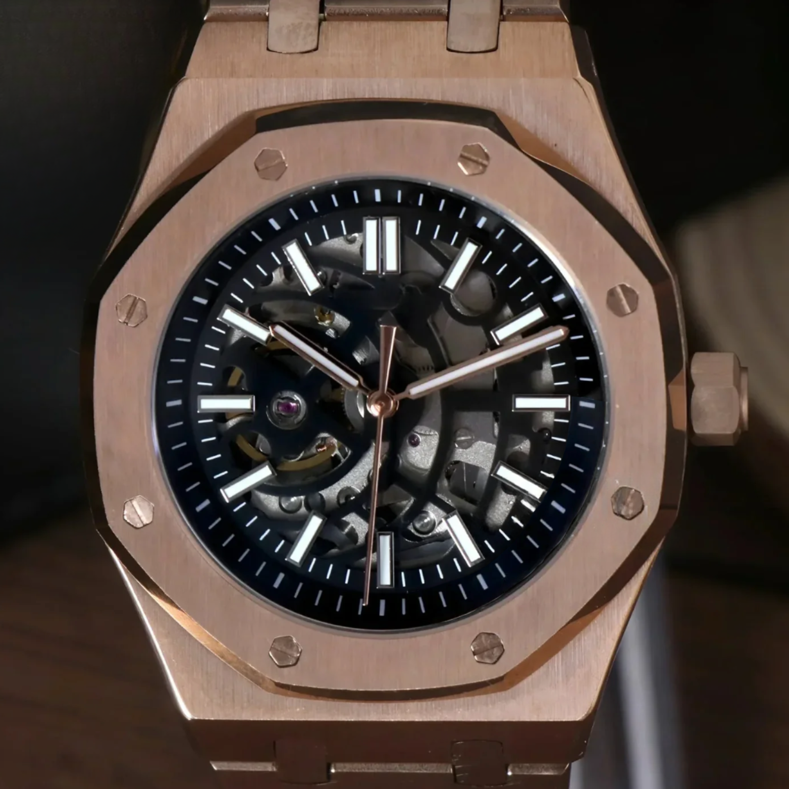 ROYAL SEIKOAK | Rose Gold Skeleton