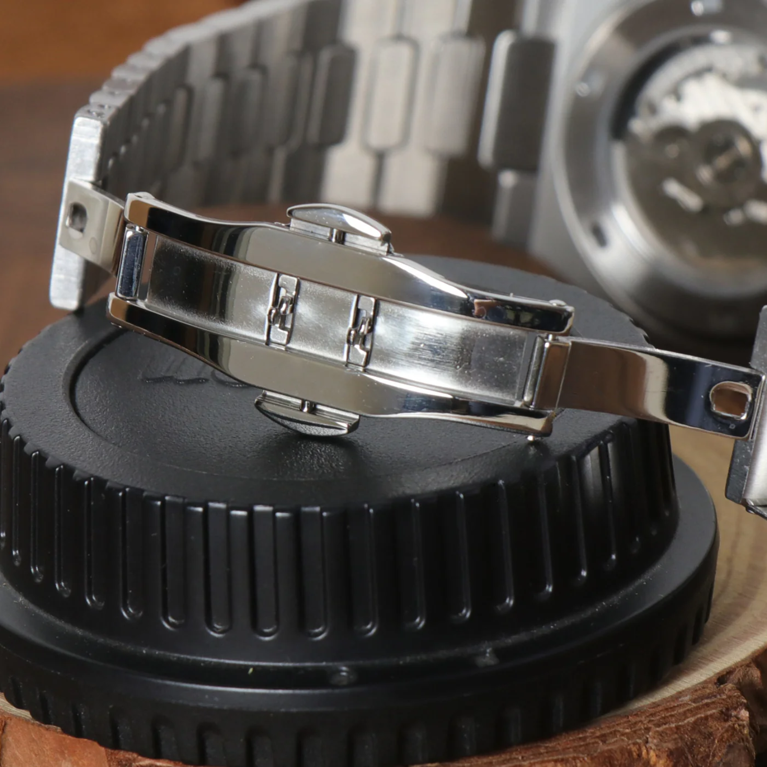 NAUTIKO | Silver Black Open Heart