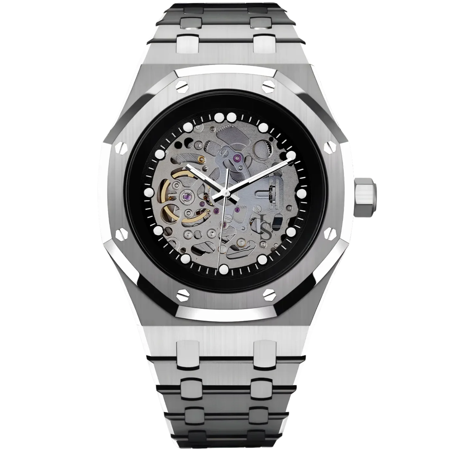 ROYAL SEIKOAK | Black Steel Skeleton