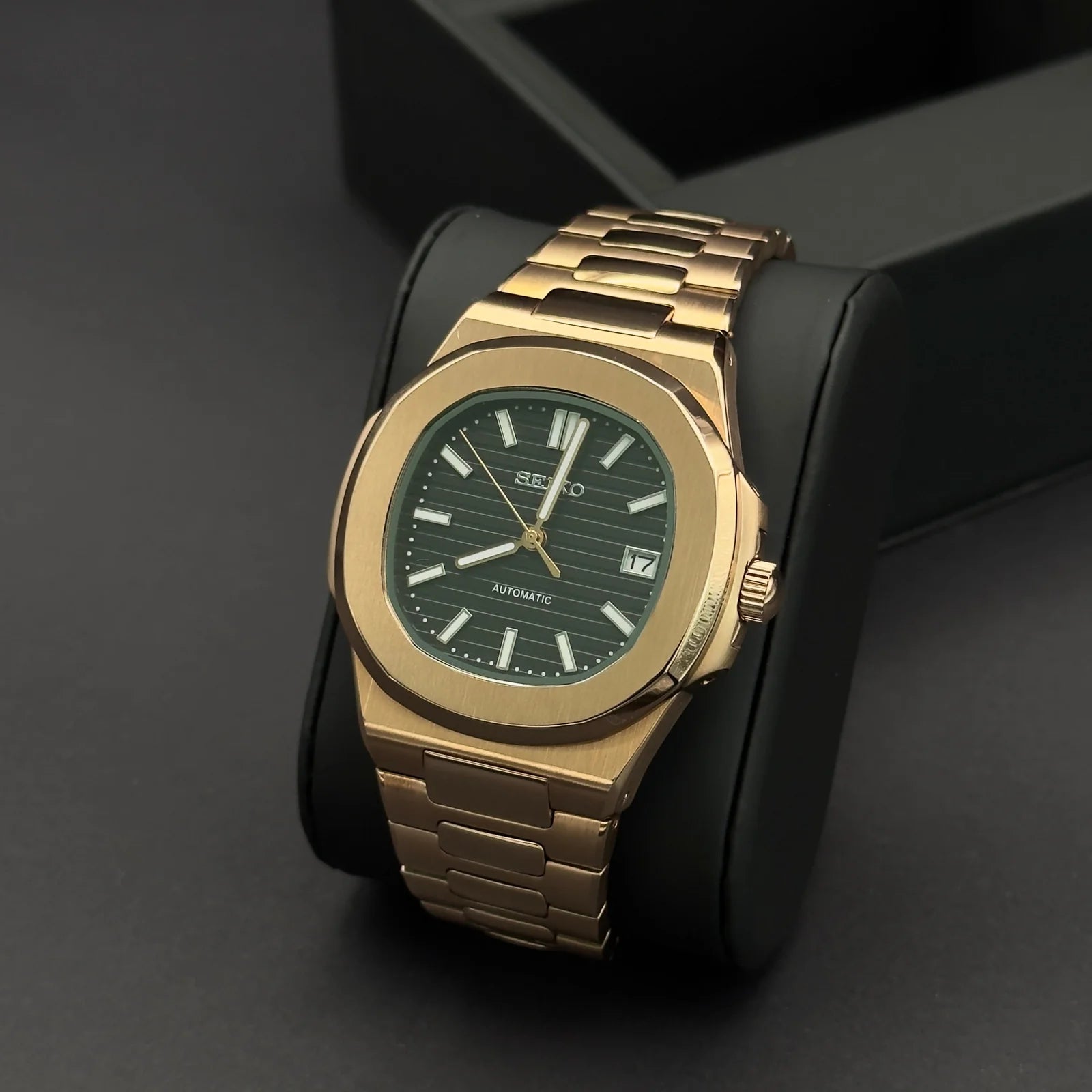 NAUTIKO | Rose Gold Black