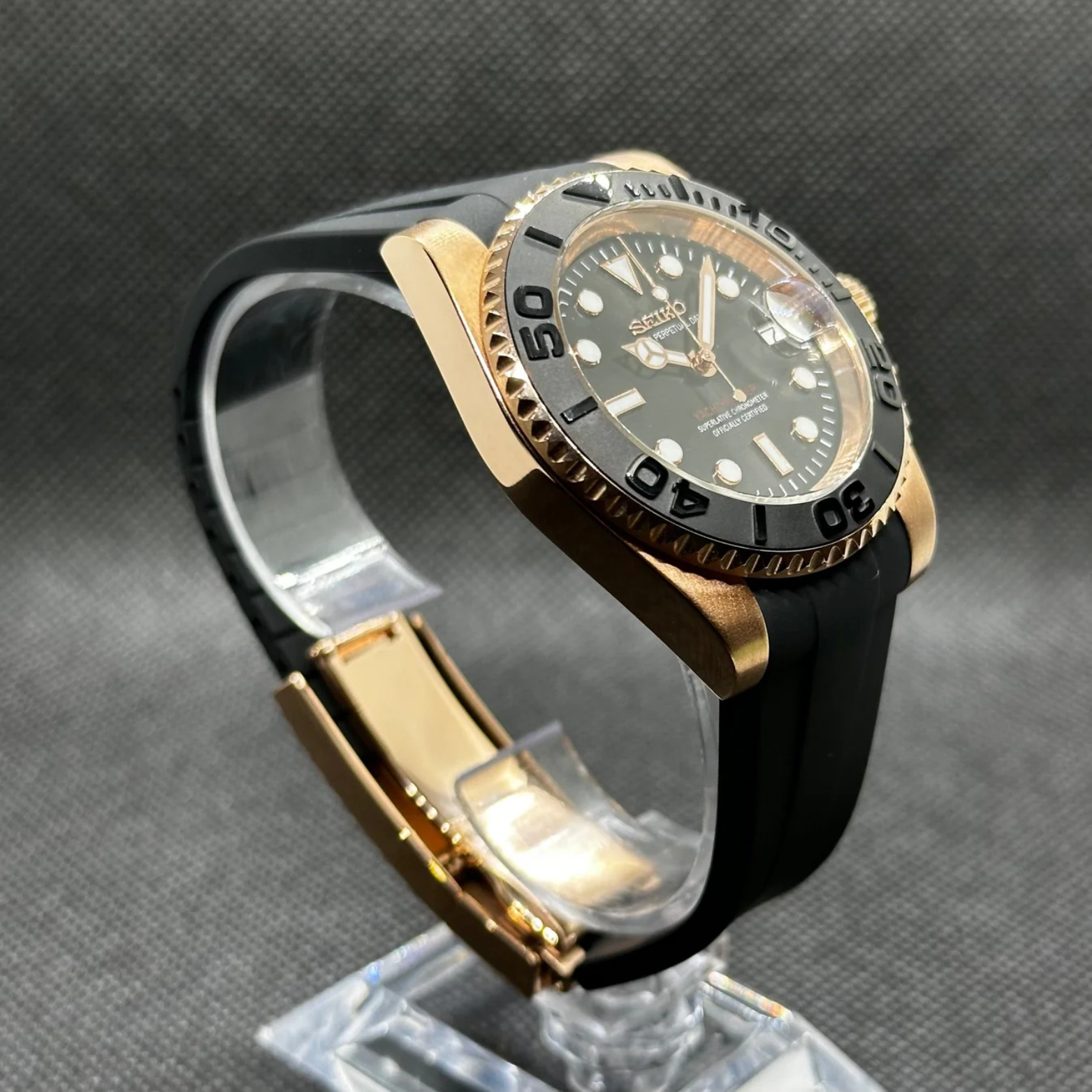 SEIKOMARINER | Rose Gold - Black
