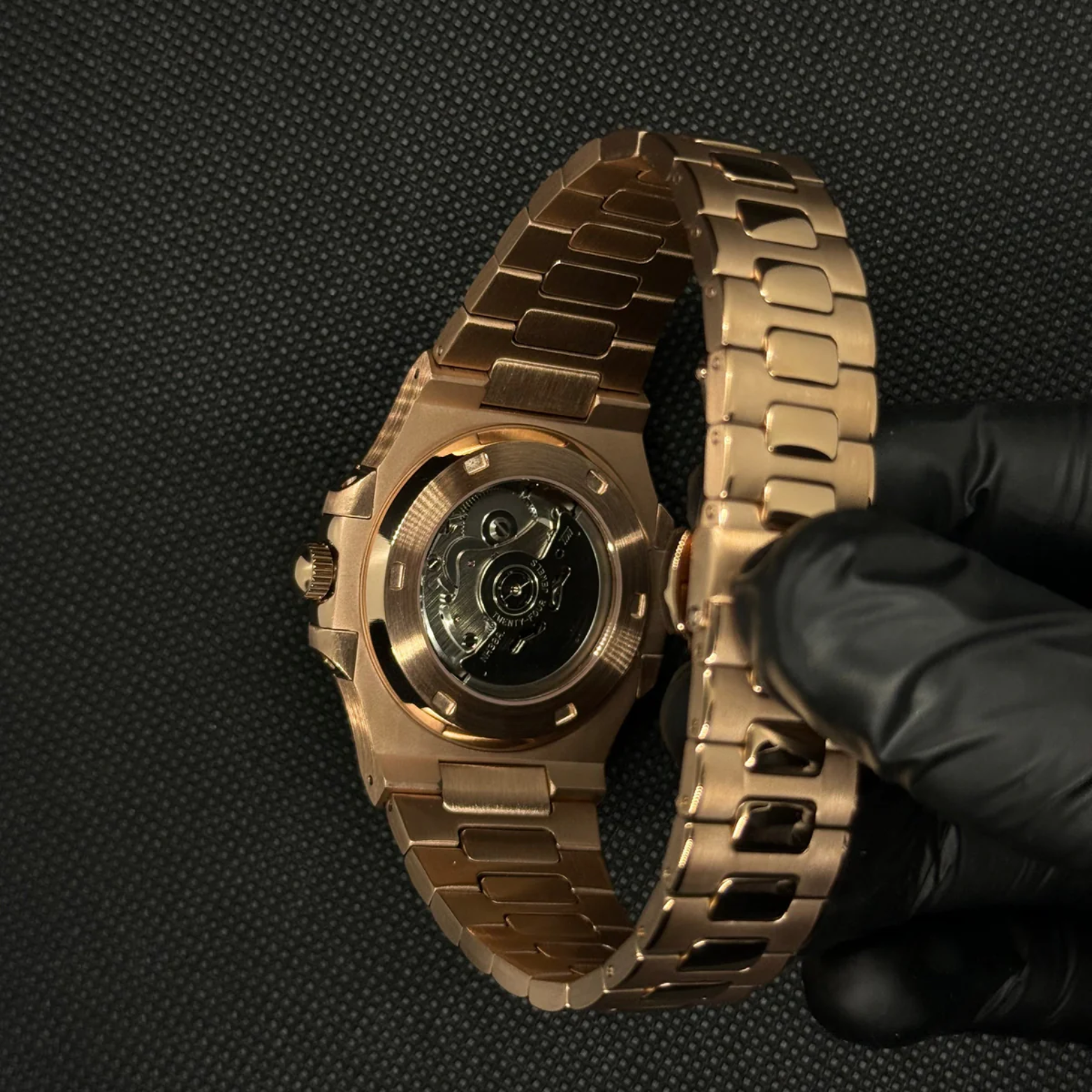 NAUTIKO | Rose Gold Open Heart