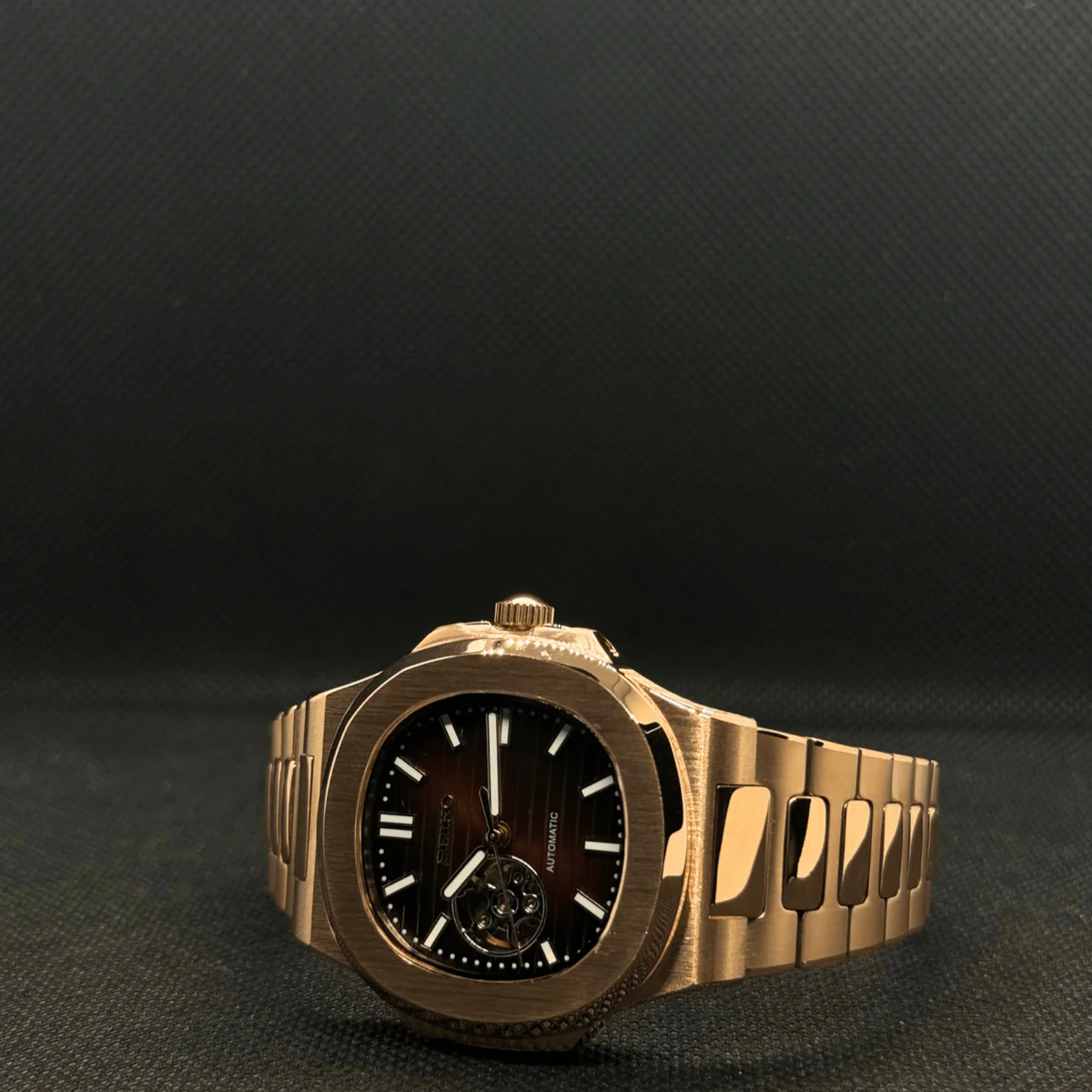 NAUTIKO | Rose Gold Open Heart