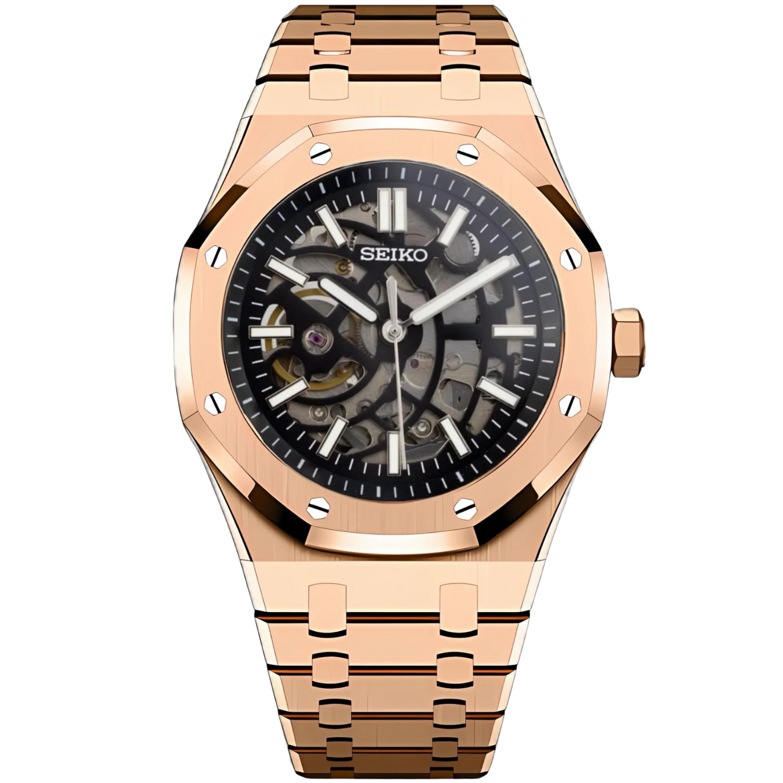 ROYAL SEIKOAK | Rose Gold Skeleton