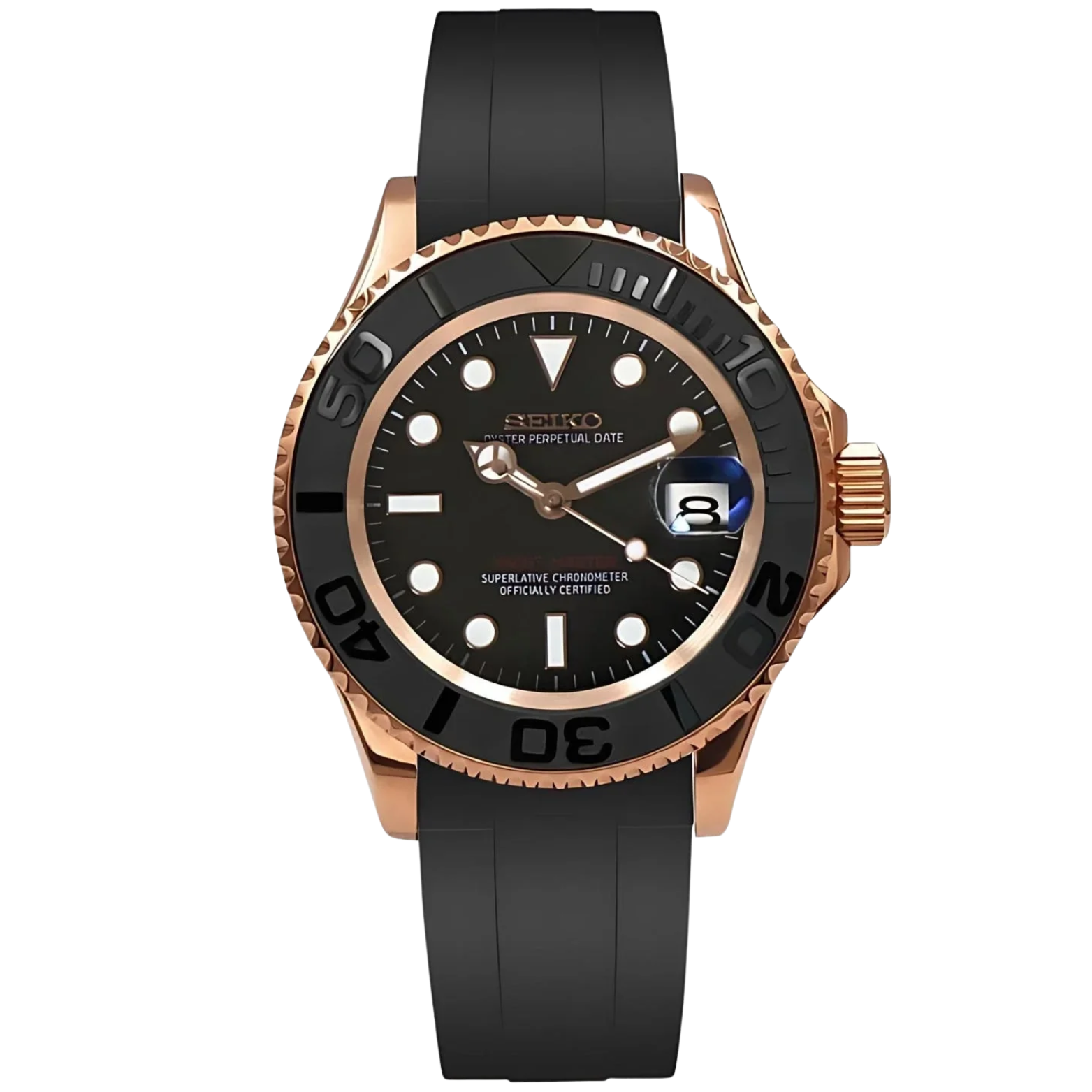 SEIKOMARINER | Rose Gold - Black