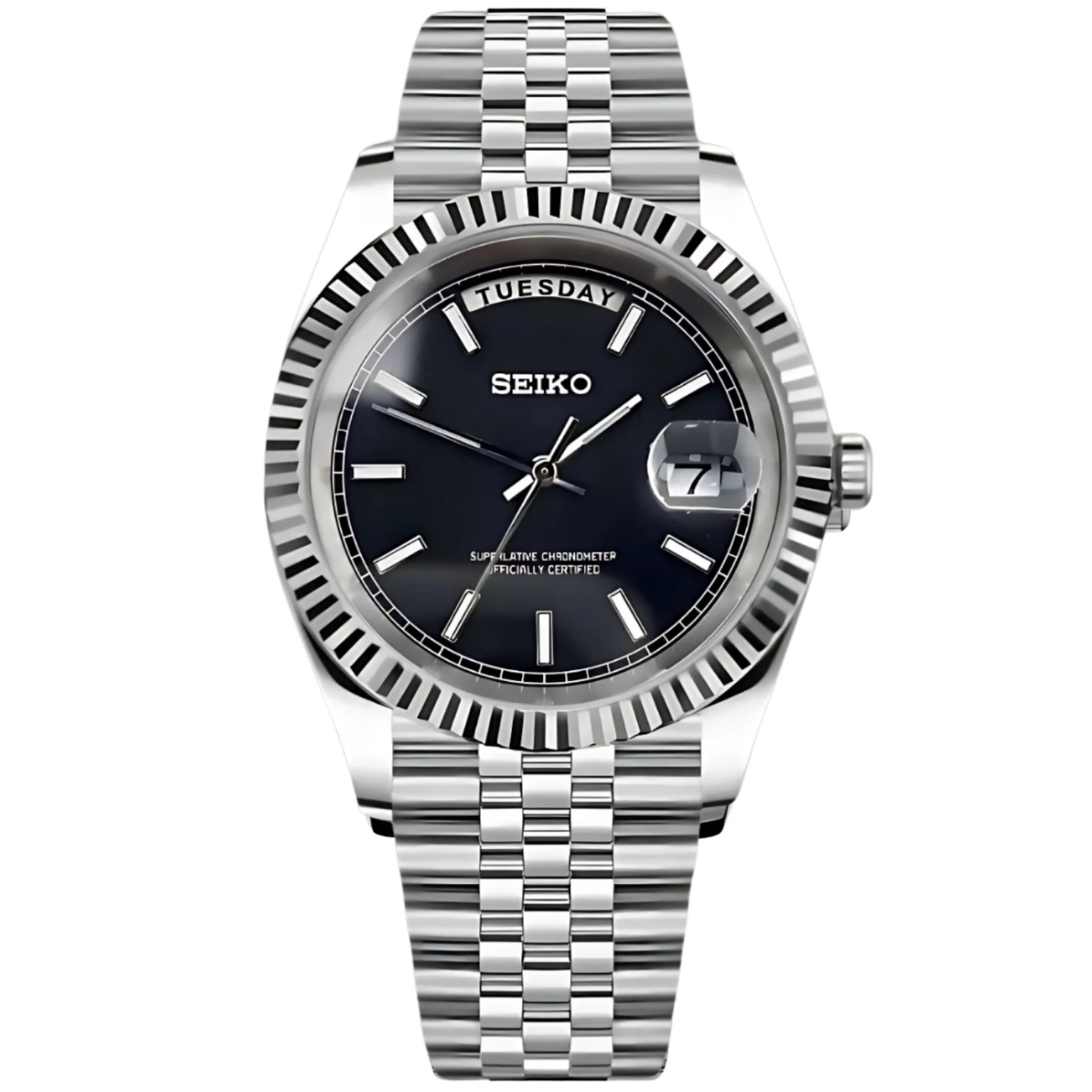 SEIKOJUST | Day-Date Black